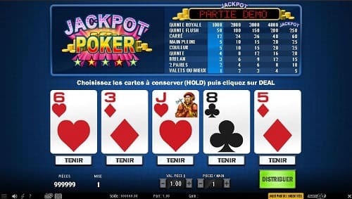 machine video poker en ligne