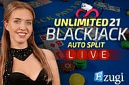 Unlimited 21 Blackjack Auto Split
