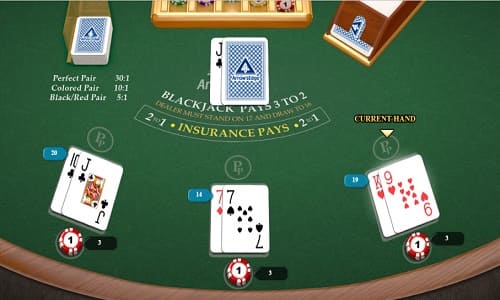 Les paris annexes au blackjack